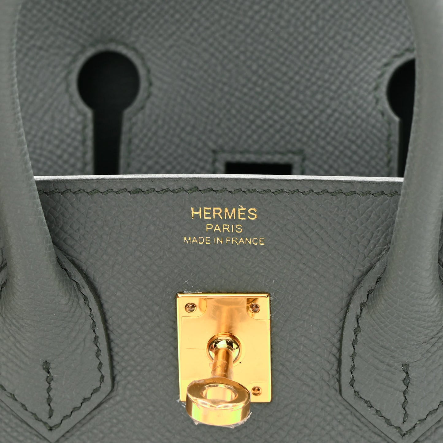 Epsom Birkin Sellier 25 Vert Amande