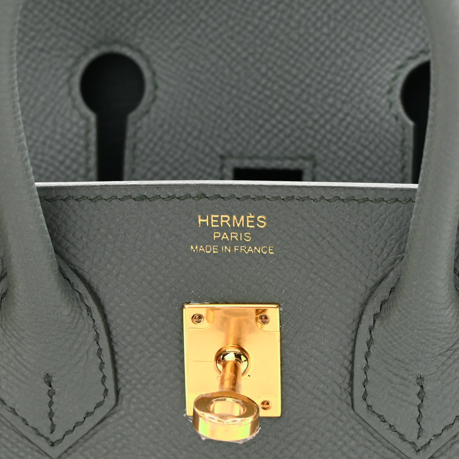 Hermes Epsom Birkin Sellier 25 Vert Amande 7 of 17