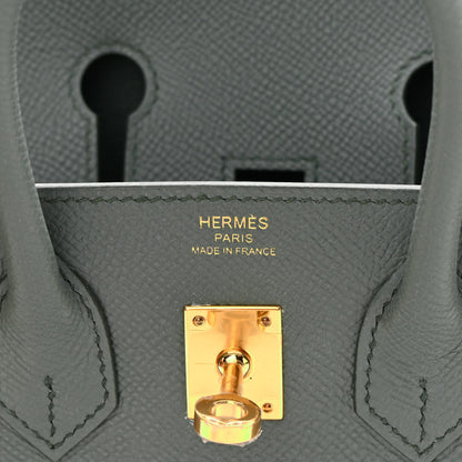Hermes Epsom Birkin Sellier 25 Vert Amande 7 of 17
