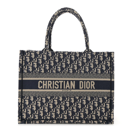 Christian Dior Oblique Medium Book Tote Blue Multicolor 1 of 11