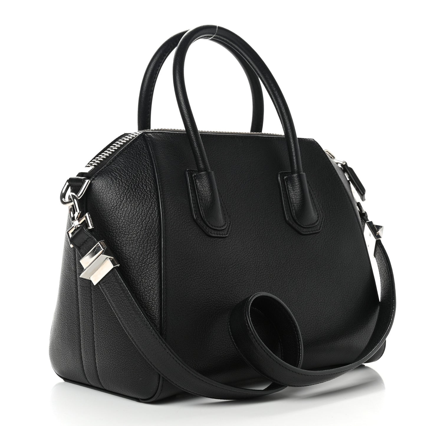 Sugar Goatskin Medium Antigona Black