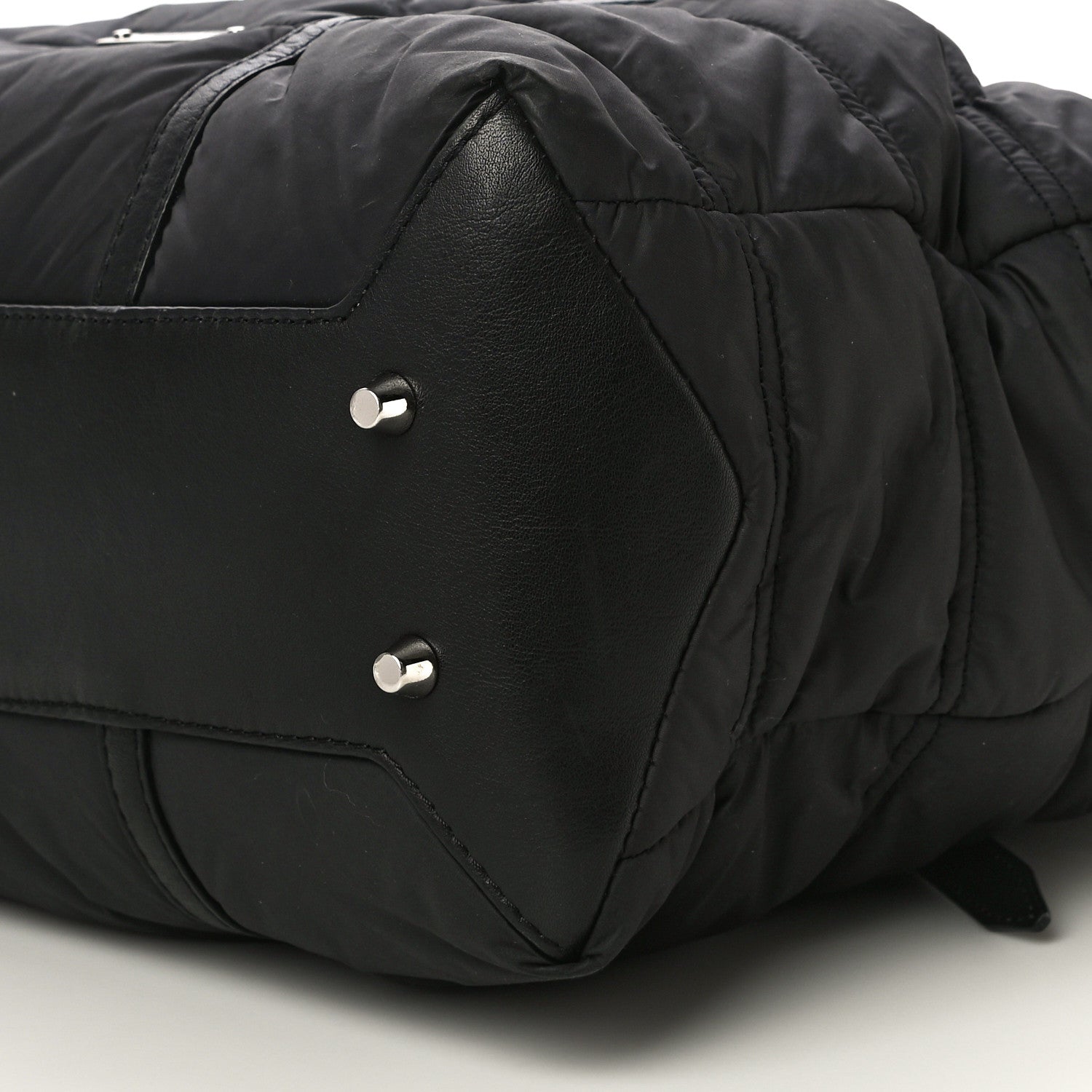 Burberry Nylon House Check Quilted Abbey Diaper Bag Black 11 of 12