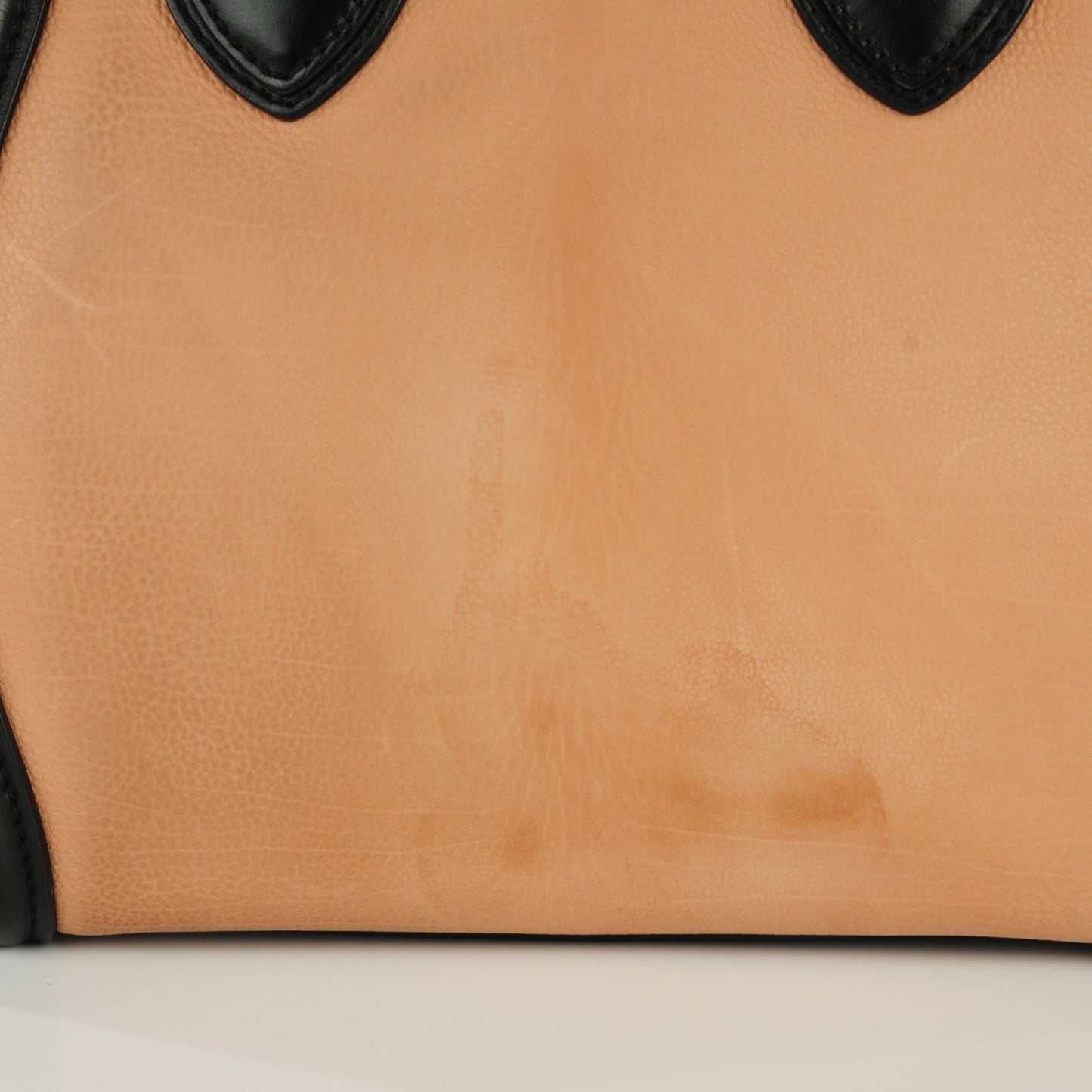 Velluto Calfskin Mini Tri-Color Luggage Flesh
