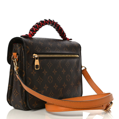 Louis Vuitton Monogram Braided Pochette Metis Coquelicot 2 of 10
