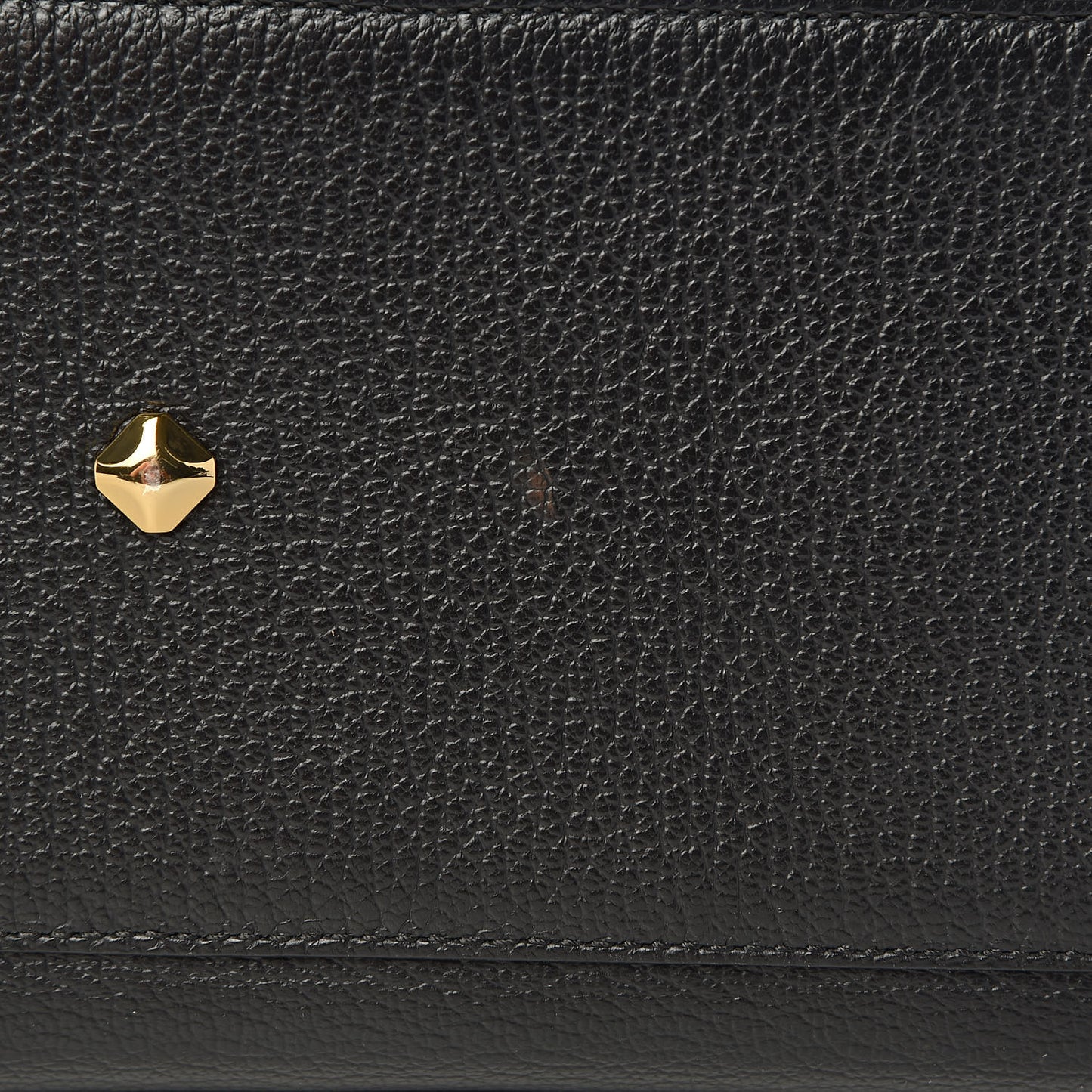 Grained Calfskin Large Reversible Wandel Tote Black