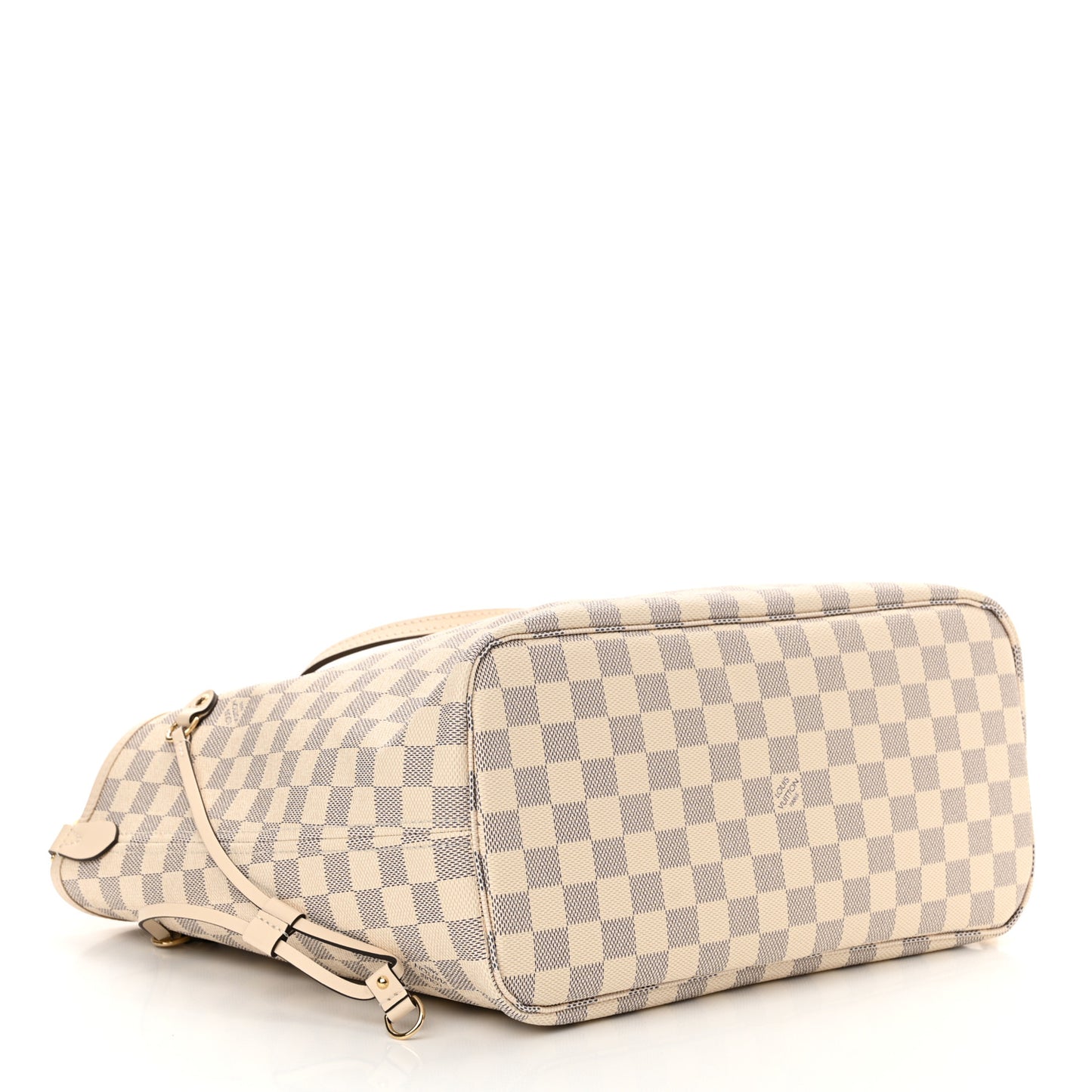 Damier Azur Braided Neverfull MM Pink