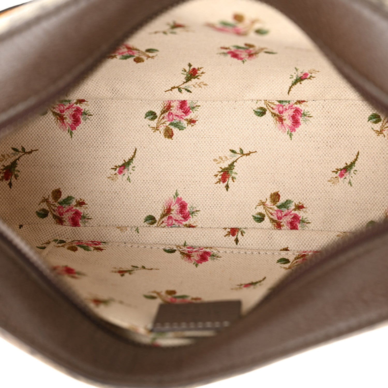 Gucci GG Supreme Monogram Web Neo Vintage Shoulder Bag Beige New Acero Crop 5 of 12