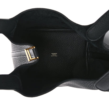 Hermes Taurillon Clemence Picotin Lock 18 PM Black 5 of 9
