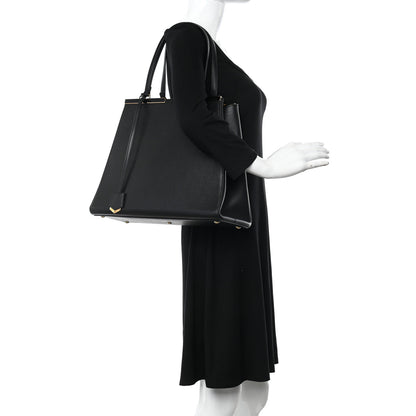 Fendi Vitello Elite Large 3Jours Tote Black 2 of 11
