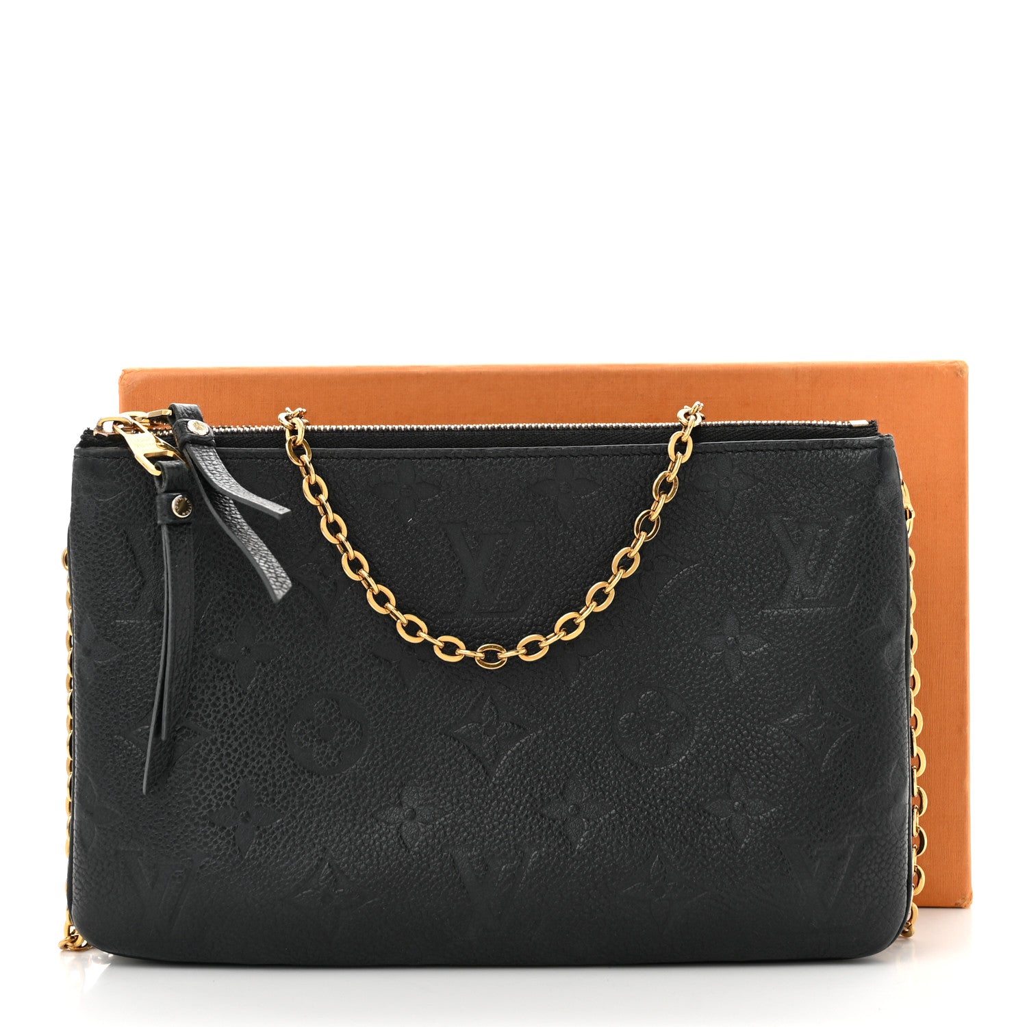 Louis Vuitton Empreinte Double Zip Pochette Black 12 of 12