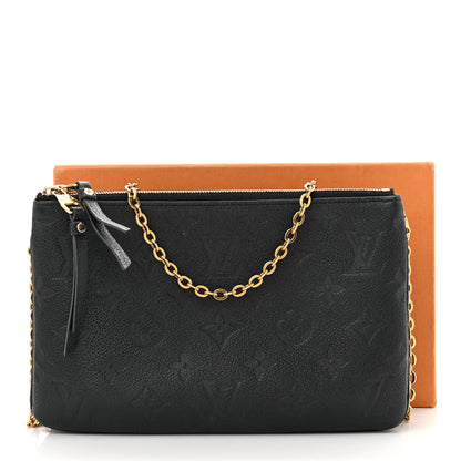Louis Vuitton Empreinte Double Zip Pochette Black 12 of 12