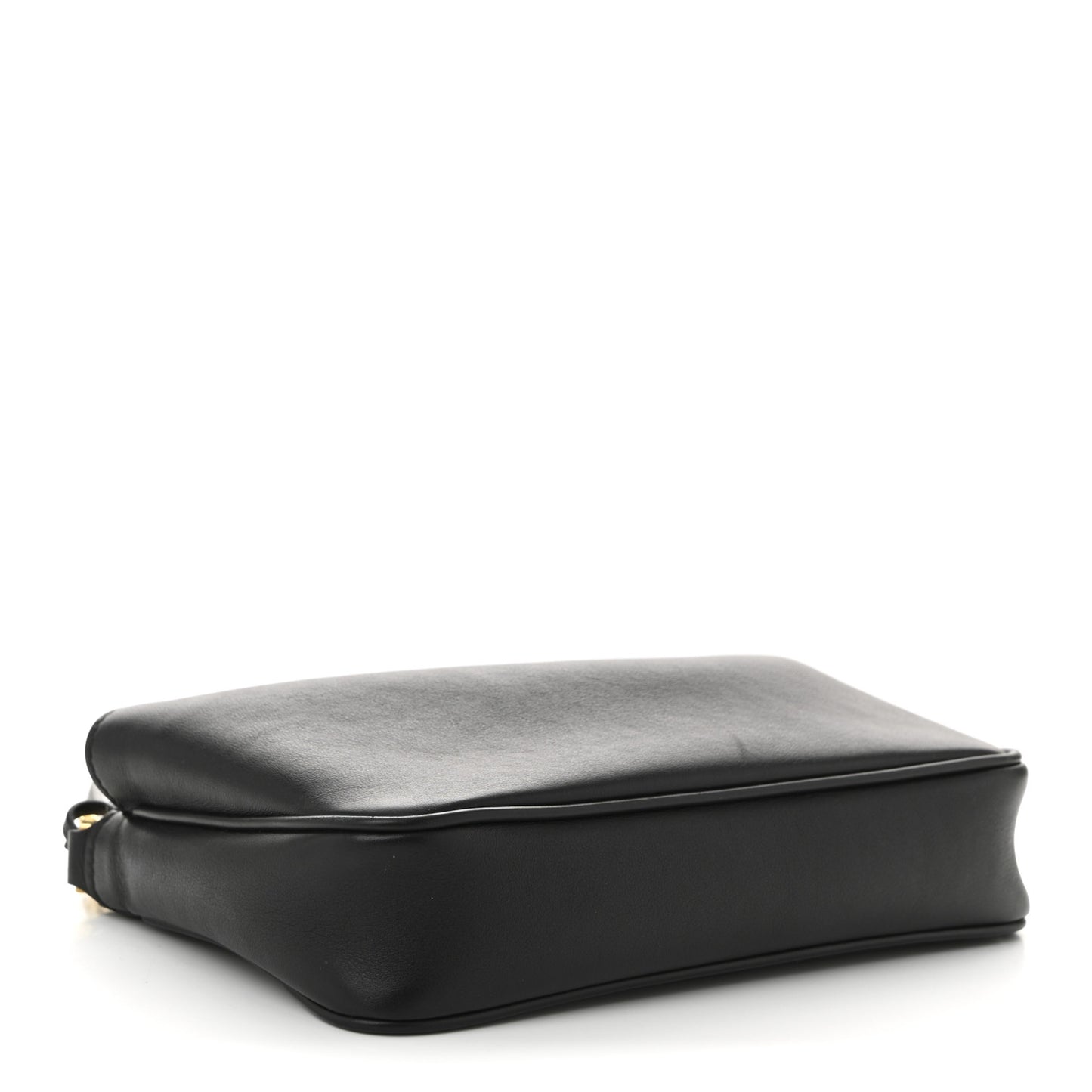 Natural Smooth Calfskin Rodeo Sling Pochette Black