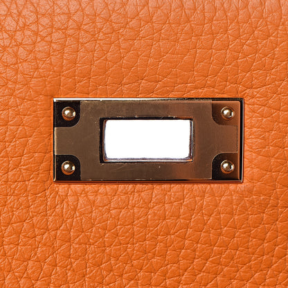Hermes Taurillon Clemence Kelly Retourne 28 Abricot 26 of 38