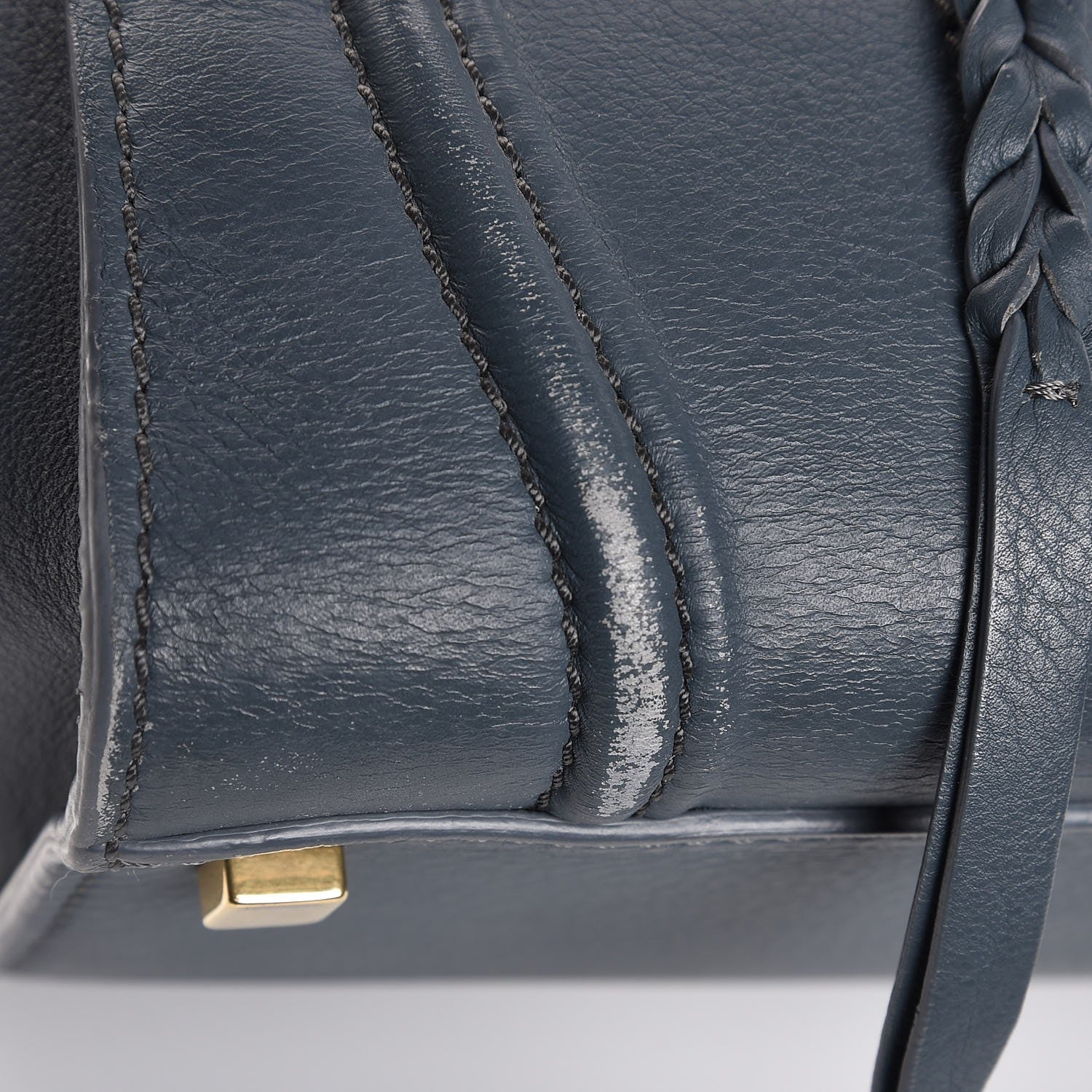 Celine Supple Calfskin Medium Phantom Luggage Slate Blue 20 of 26