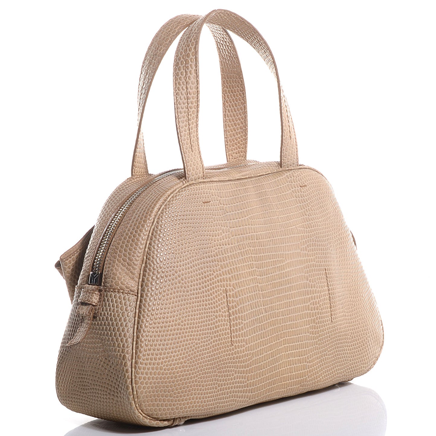 Lizard Embossed Medium Y Bow Bowler