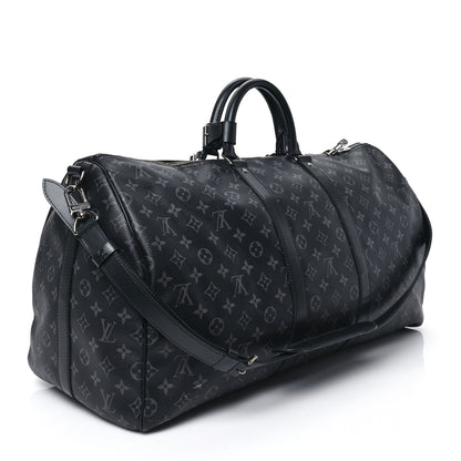Louis Vuitton Monogram Eclipse Keepall Bandouliere 55 2 of 10