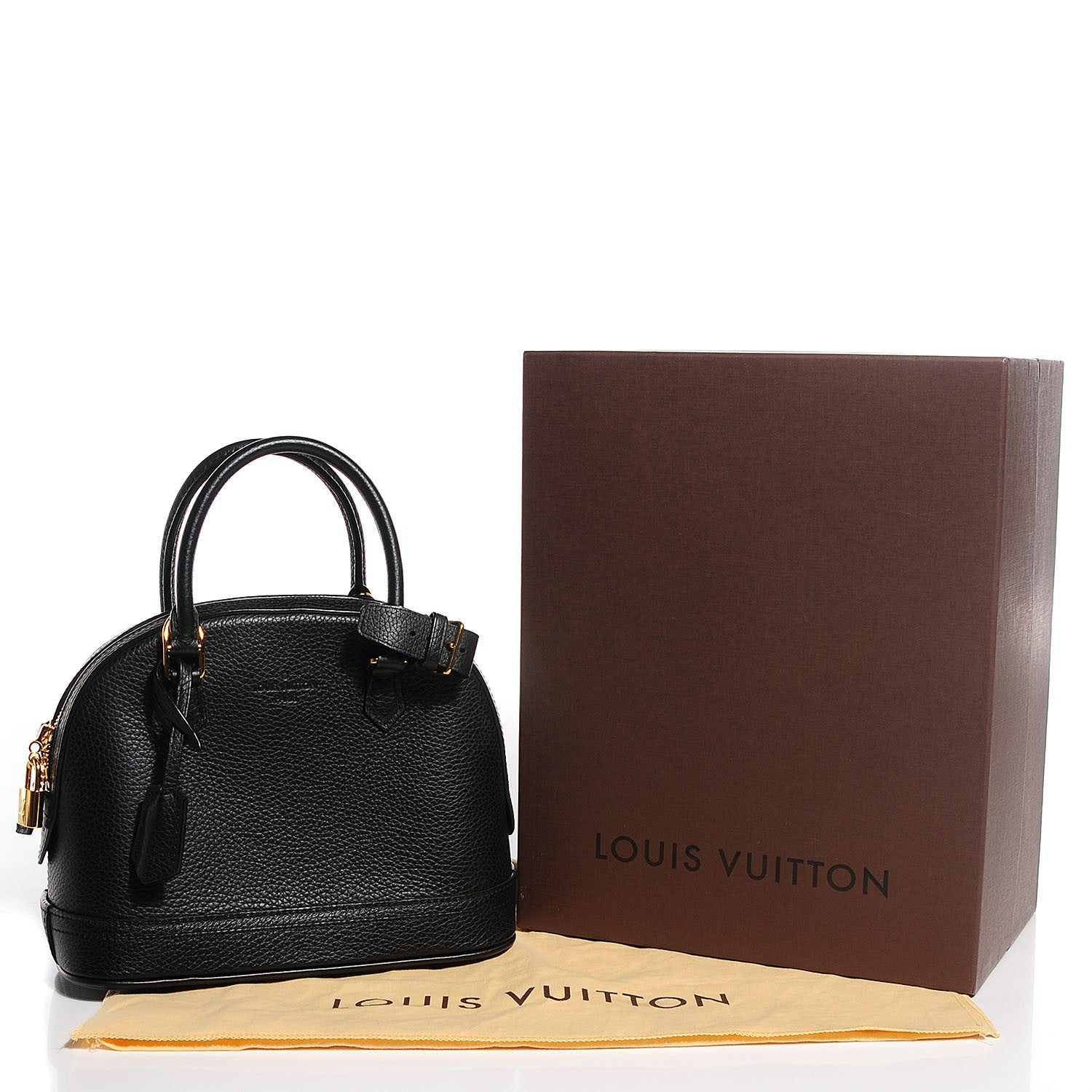 Louis Vuitton Taurillon Alma PPM Black 5 of 8