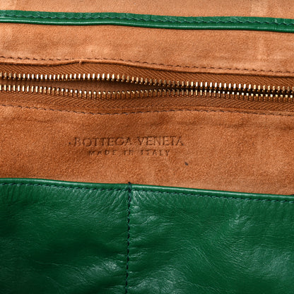 Bottega Veneta Paper Calfskin Maxi Intrecciato Medium Arco Slouch Racing Green 6 of 16