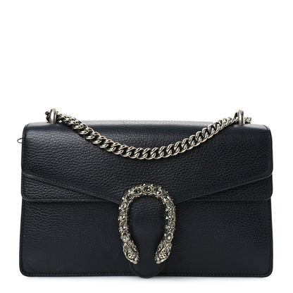 Gucci Pebbled Calfskin Small Dionysus Shoulder Bag Black 1 of 13