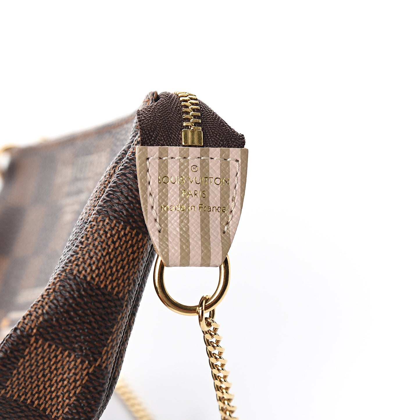Damier Ebene Trunks and Locks Mini Pochette Accessories