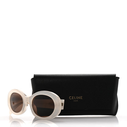 Celine Acetate Triomphe 01 Sunglasses CL 40194U White 7 of 7
