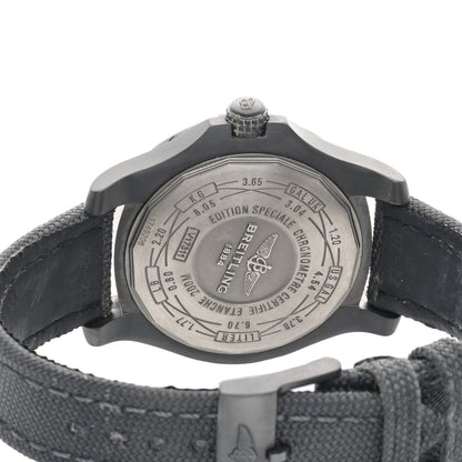 Breitling Titanium Nylon 45mm Avenger GMT Night Mission Automatic Watch Black V1731110 4 of 5