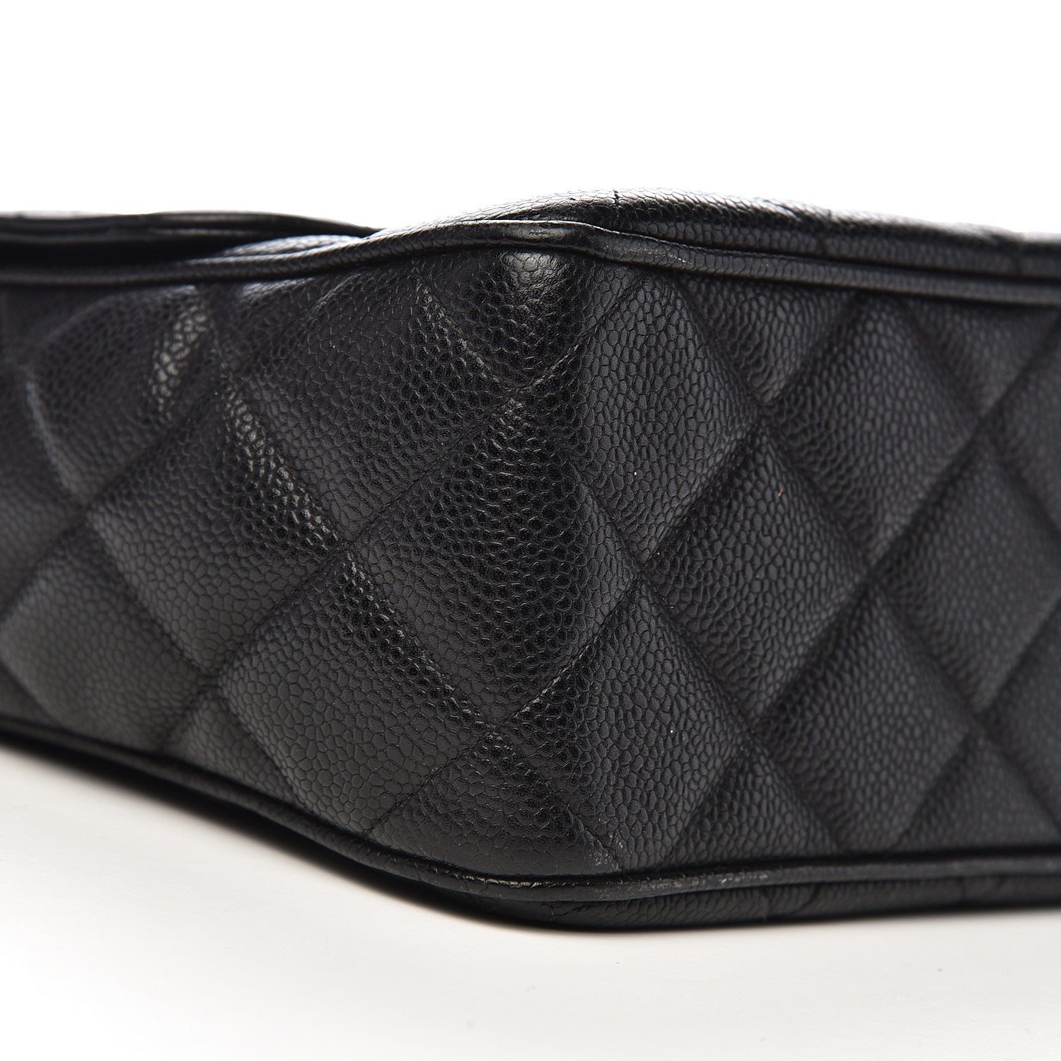 Chanel Caviar Quilted Medium Single Flap Black 12 of 14