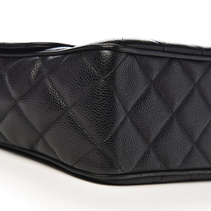 Chanel Caviar Quilted Medium Single Flap Black 12 of 14