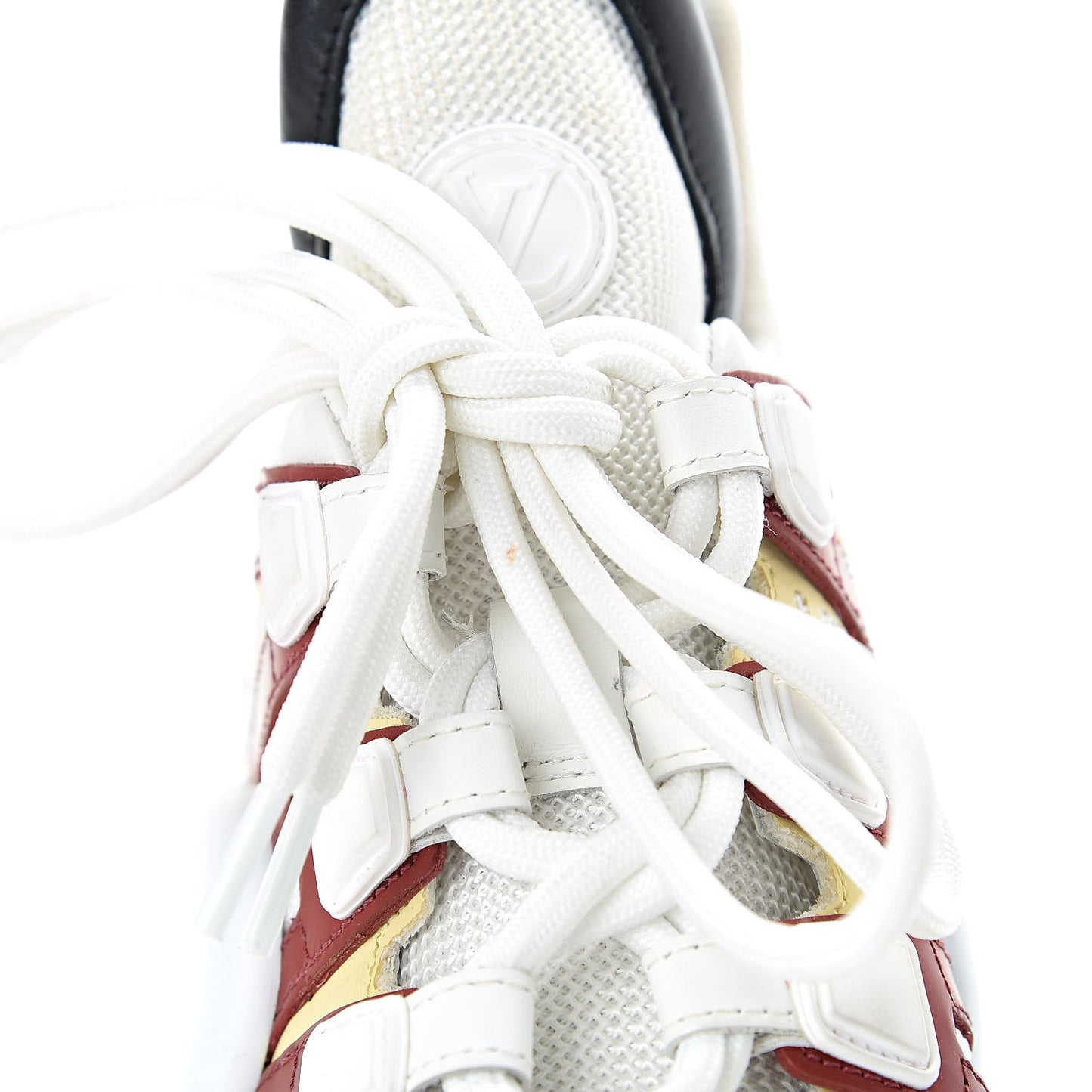 Calfskin Technical Nylon LV Archlight Sneakers 35 Terracotta