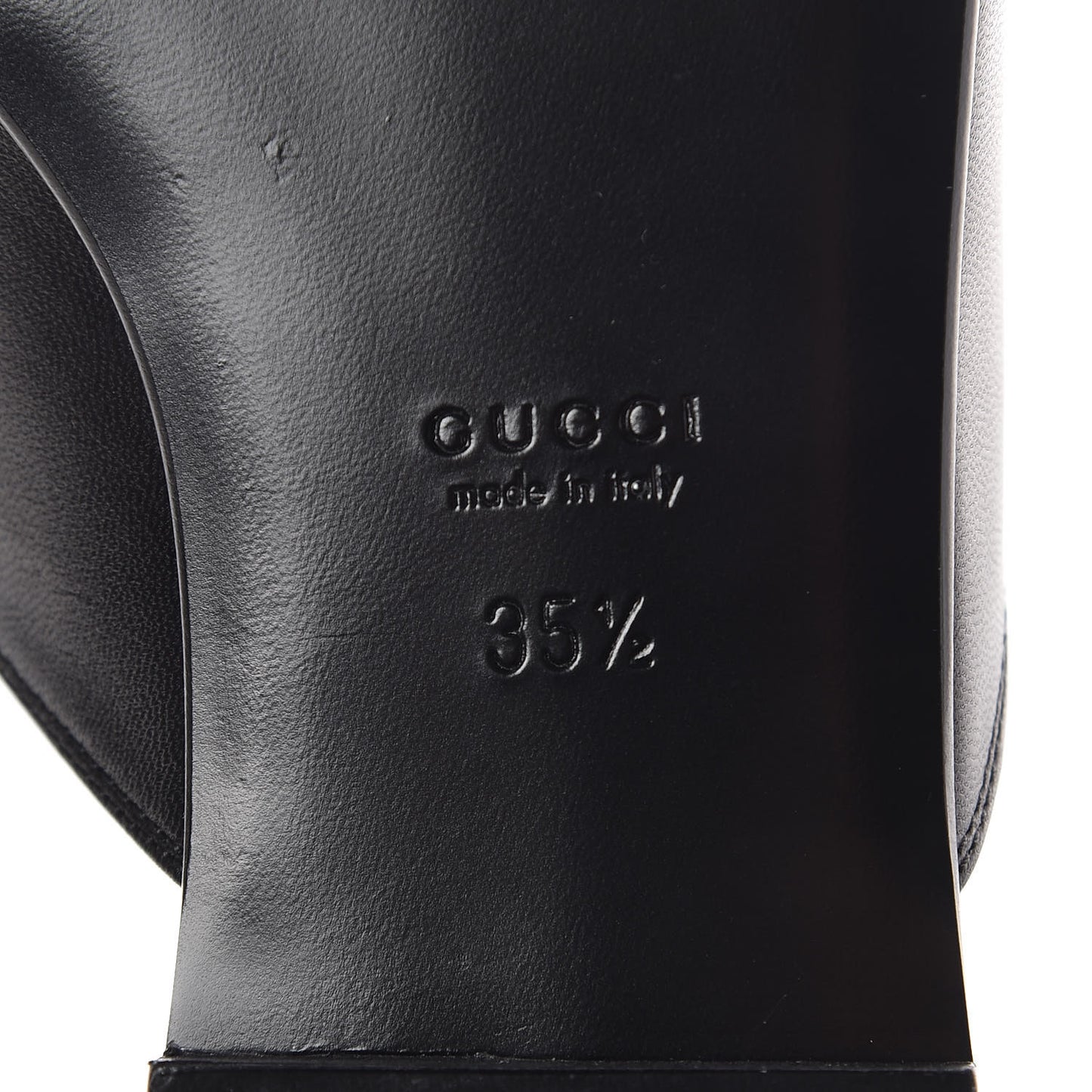 Malaga Kid Horsebit Slide Sandals 35.5 Black