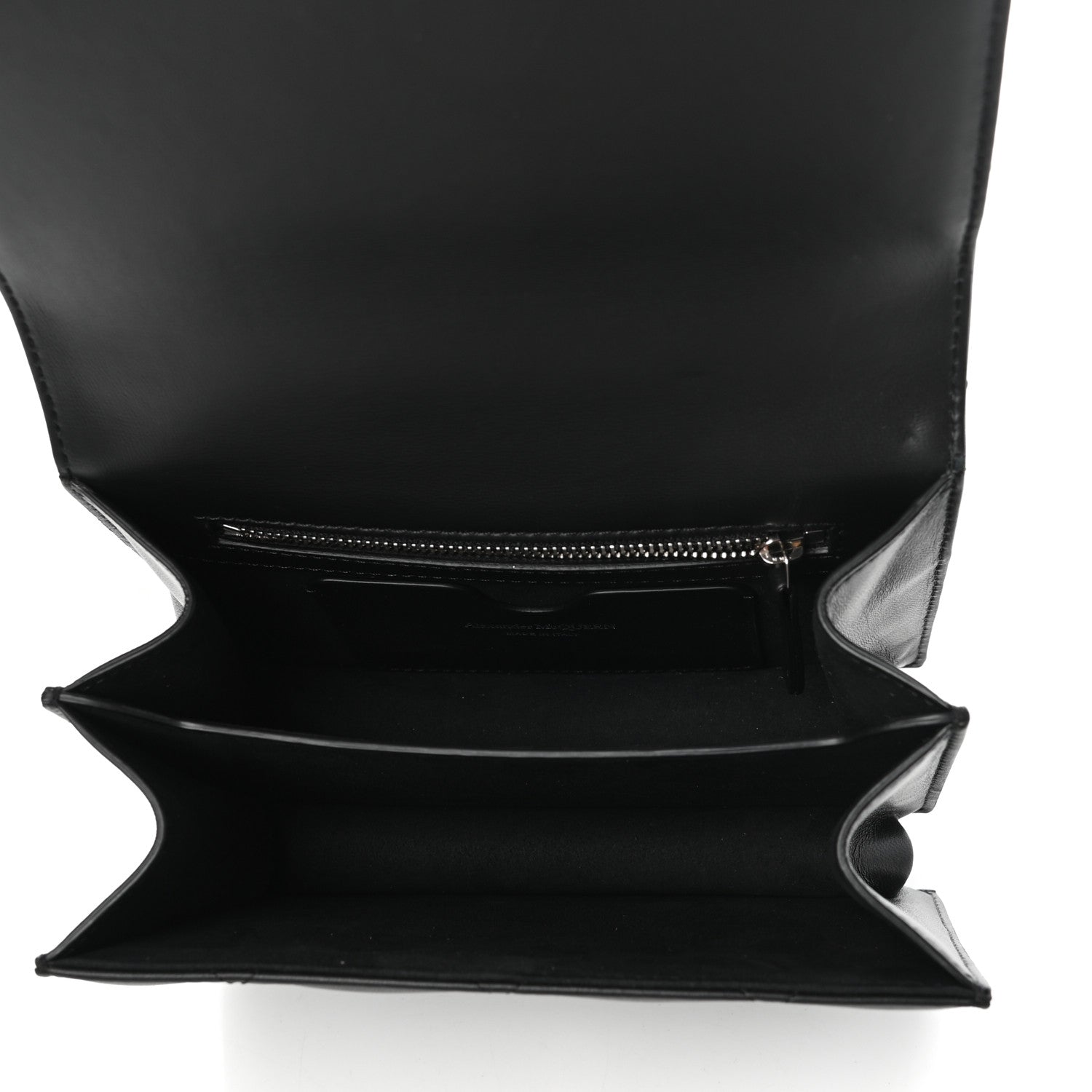 Alexander McQueen Lambskin Quilted Knuckle Shoulder Bag Black 5 of 9