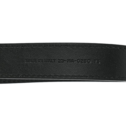 Christian Dior Calfskin D Fence Belt 75 Black 4 of 7