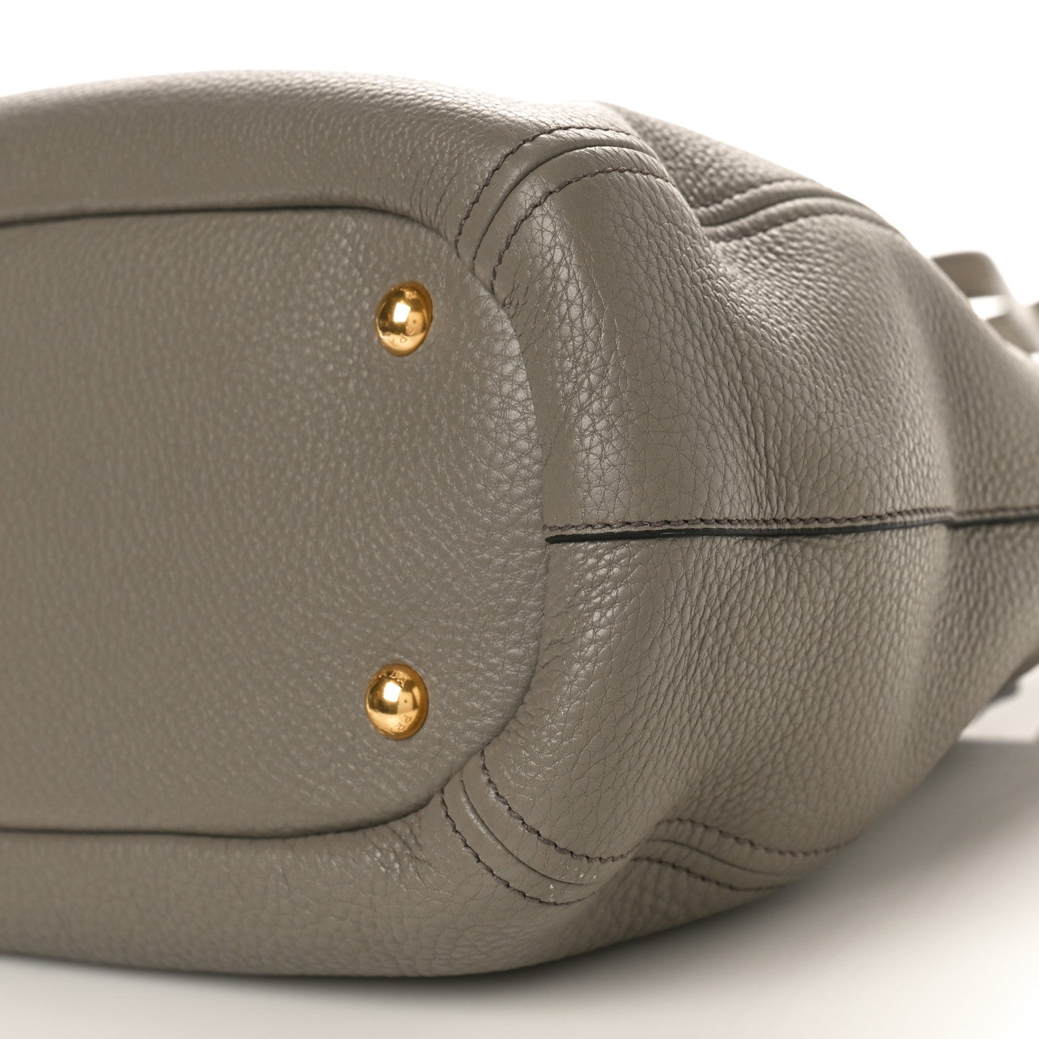 Prada Vitello Phenix Shoulder Bag Argilla 9 of 9