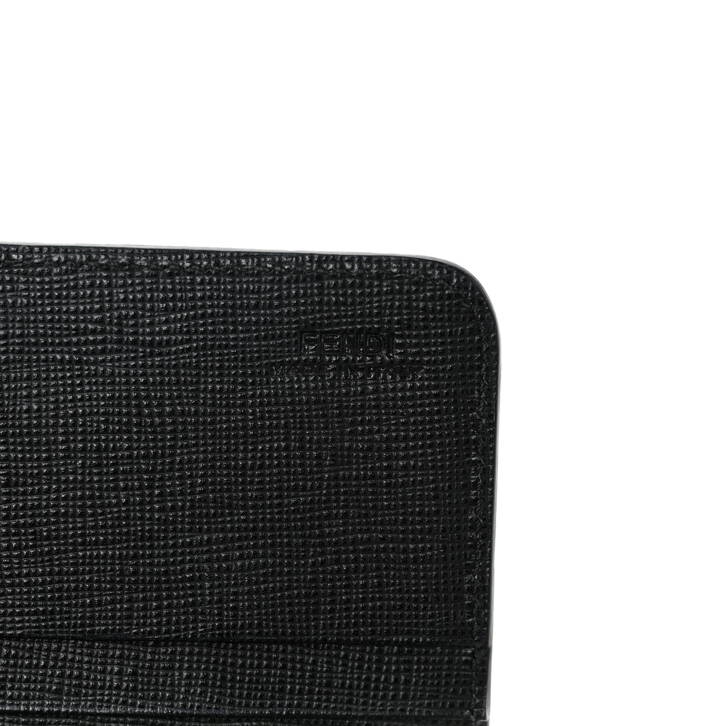 Vitello Elite Studded Monster Continental Wallet on Chain Black