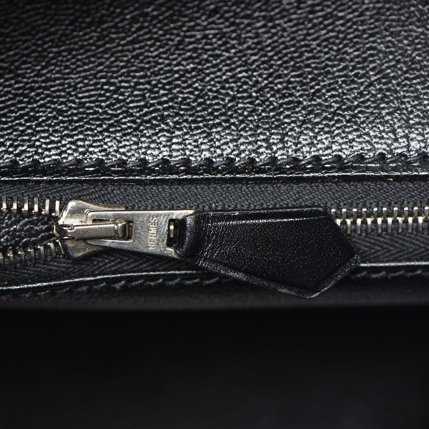 Toile Box Potamus Birkin 35 Black Rouge H