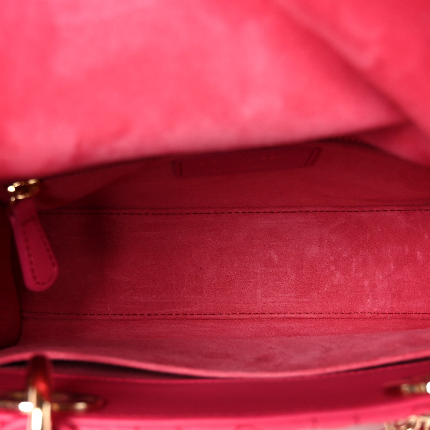 Christian Dior Lambskin Cannage Small My ABCDior Lady Dior Fraise 5 of 10
