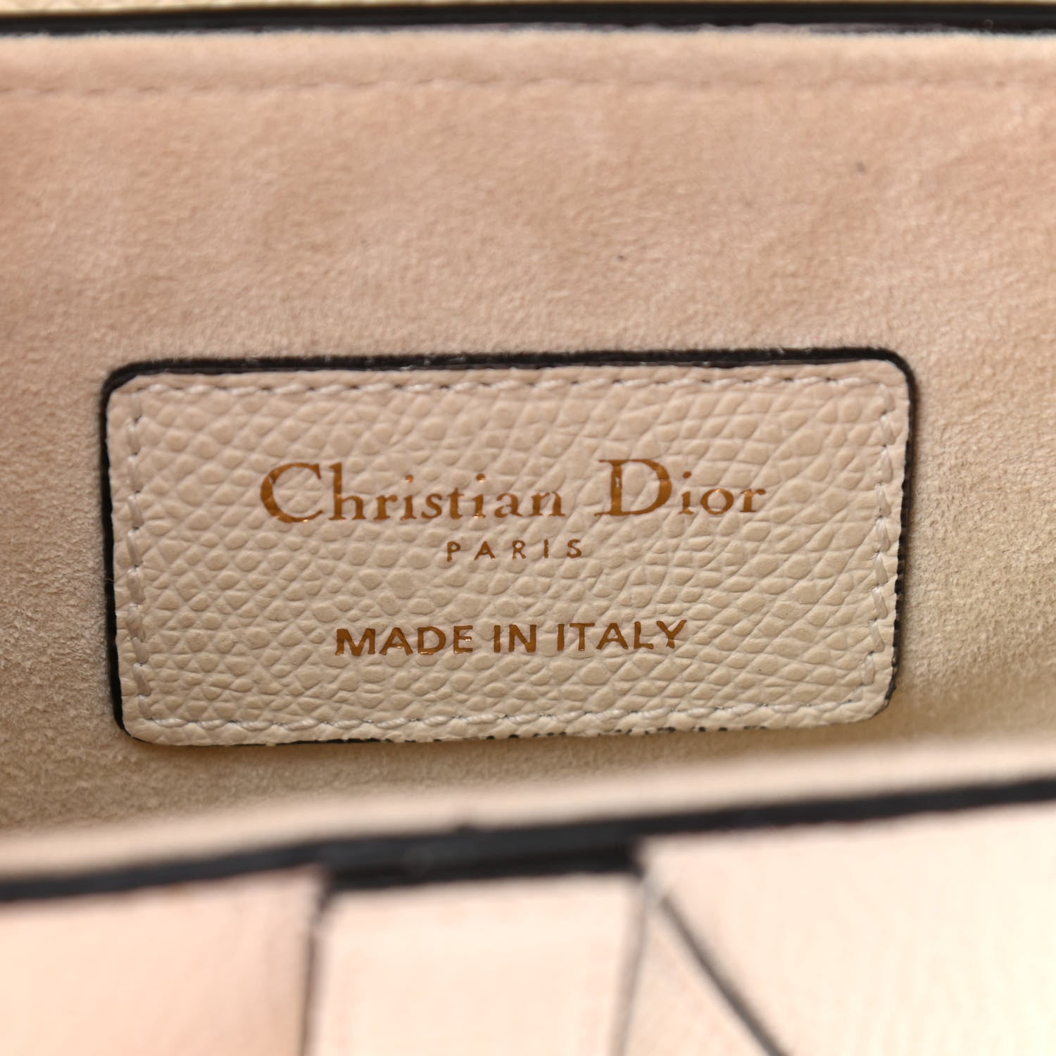 Christian Dior Grained Calfskin Mini Saddle Bag White 8 of 9