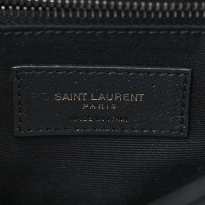 Saint Laurent Crinkled Calfskin Matelasse Monogram Medium Niki Chain Satchel Black 6 of 6