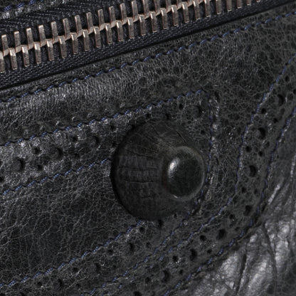 Balenciaga Agneau Giant Brogues Hardware City Anthracite 8 of 10