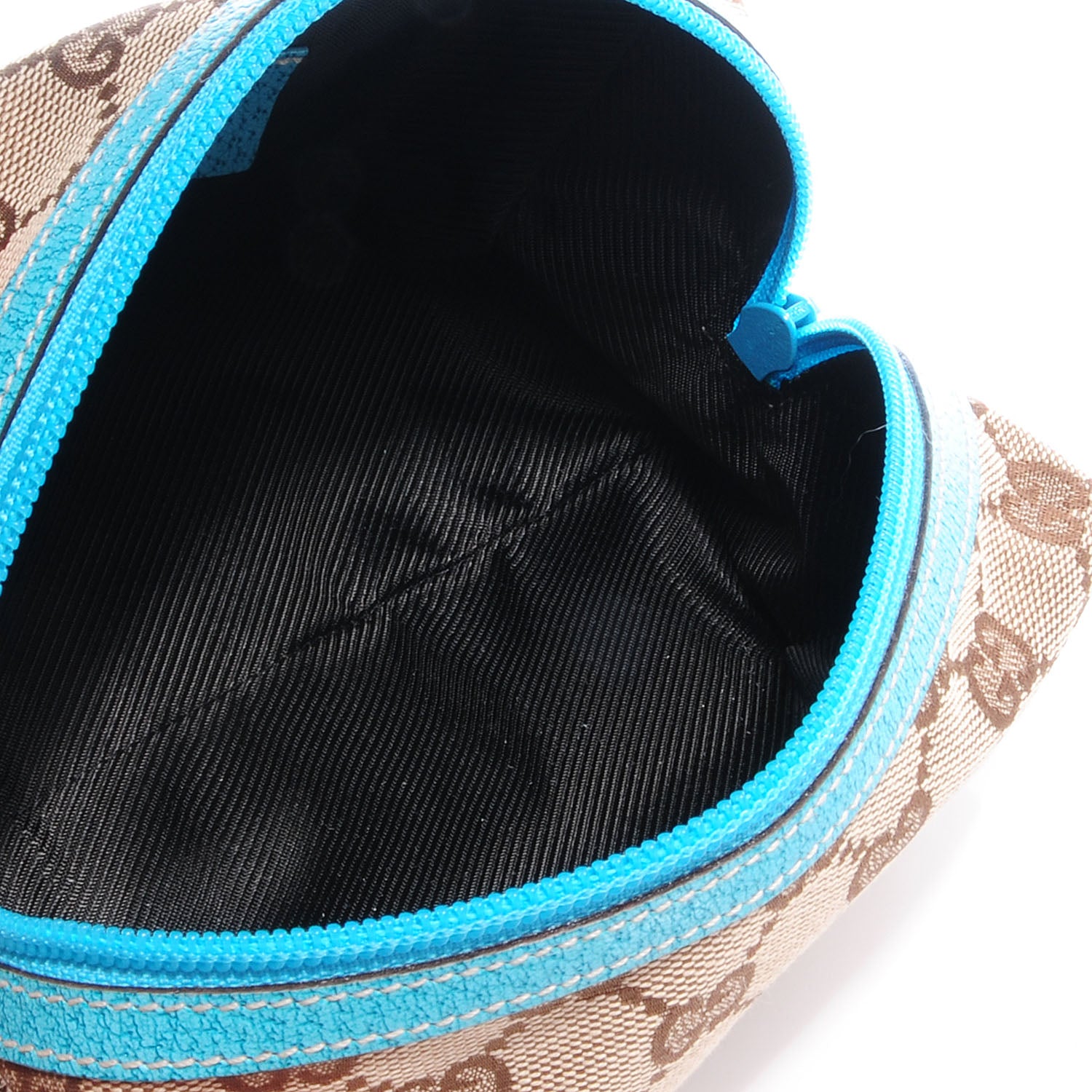 Gucci Monogram GG Cosmetic Case Turquoise 6 of 8