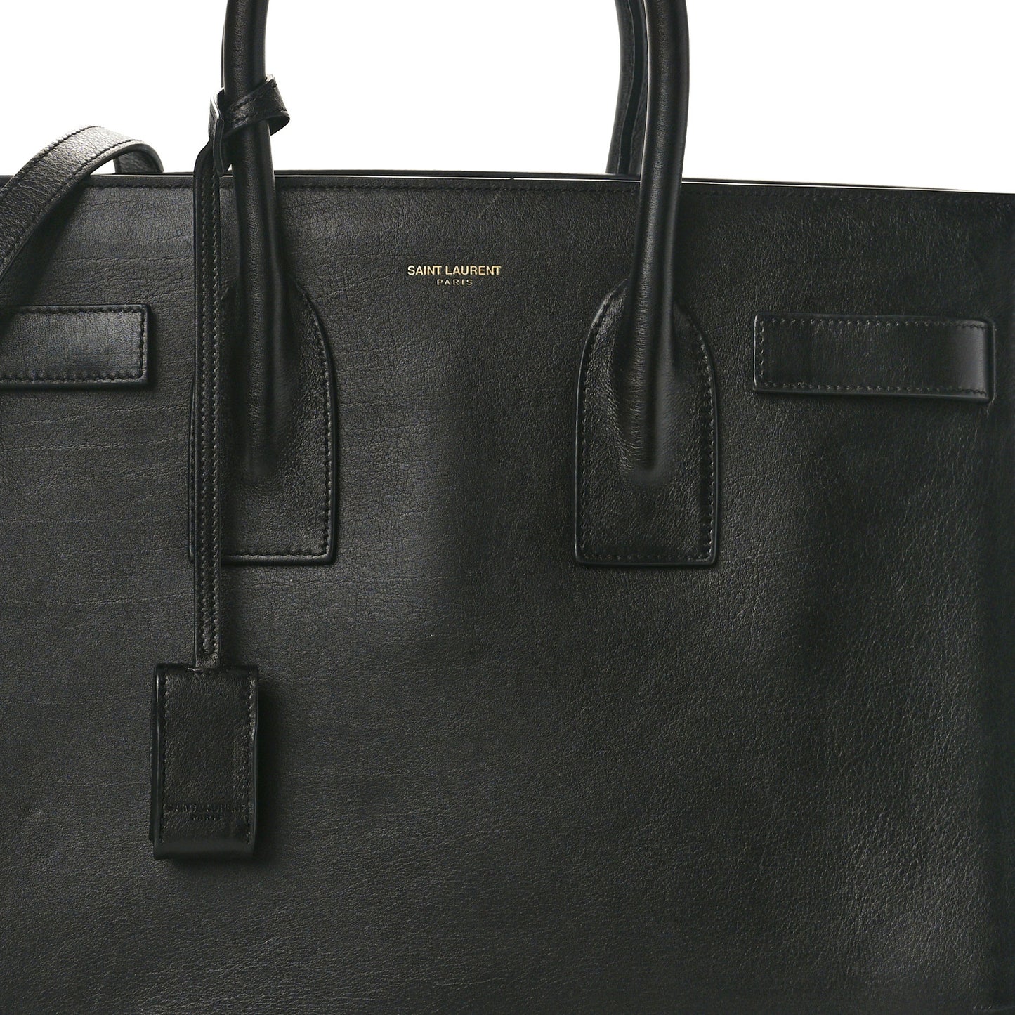Calfskin Small Sac De Jour Black