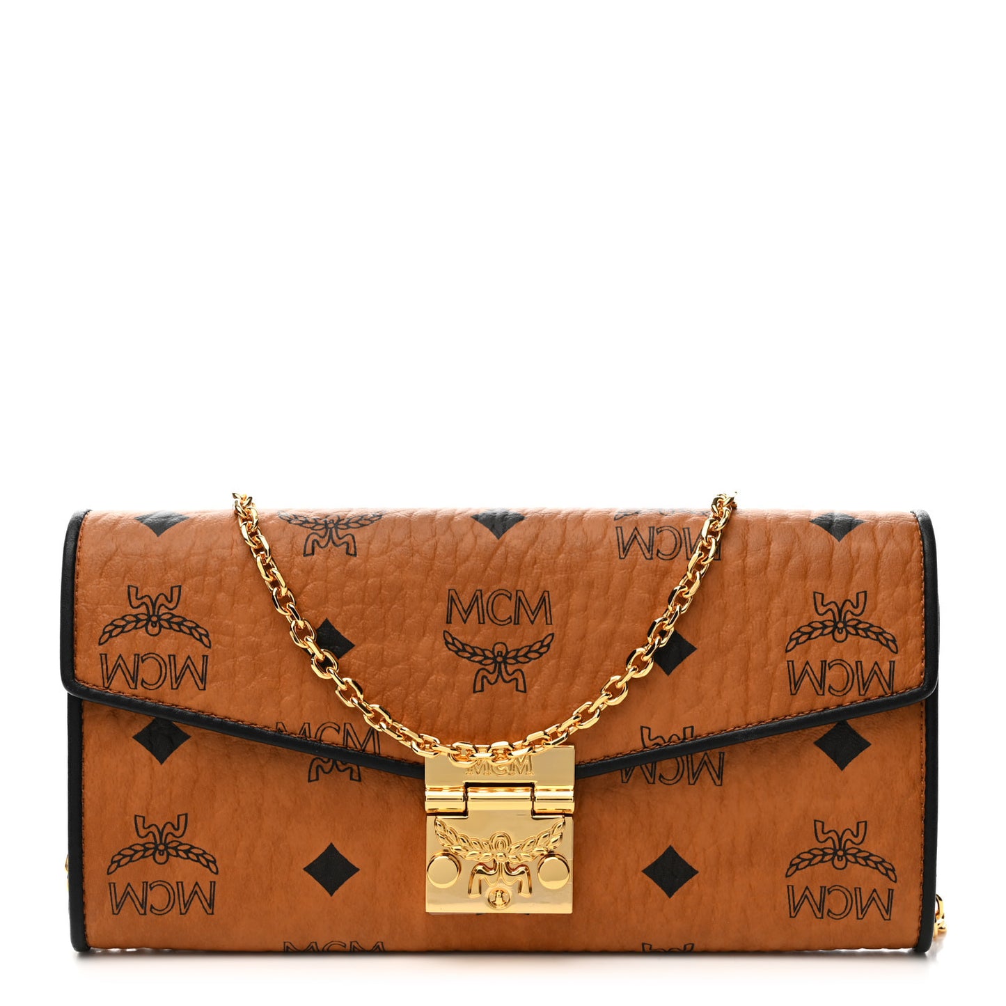 Visetos Patricia Wallet On Chain Cognac
