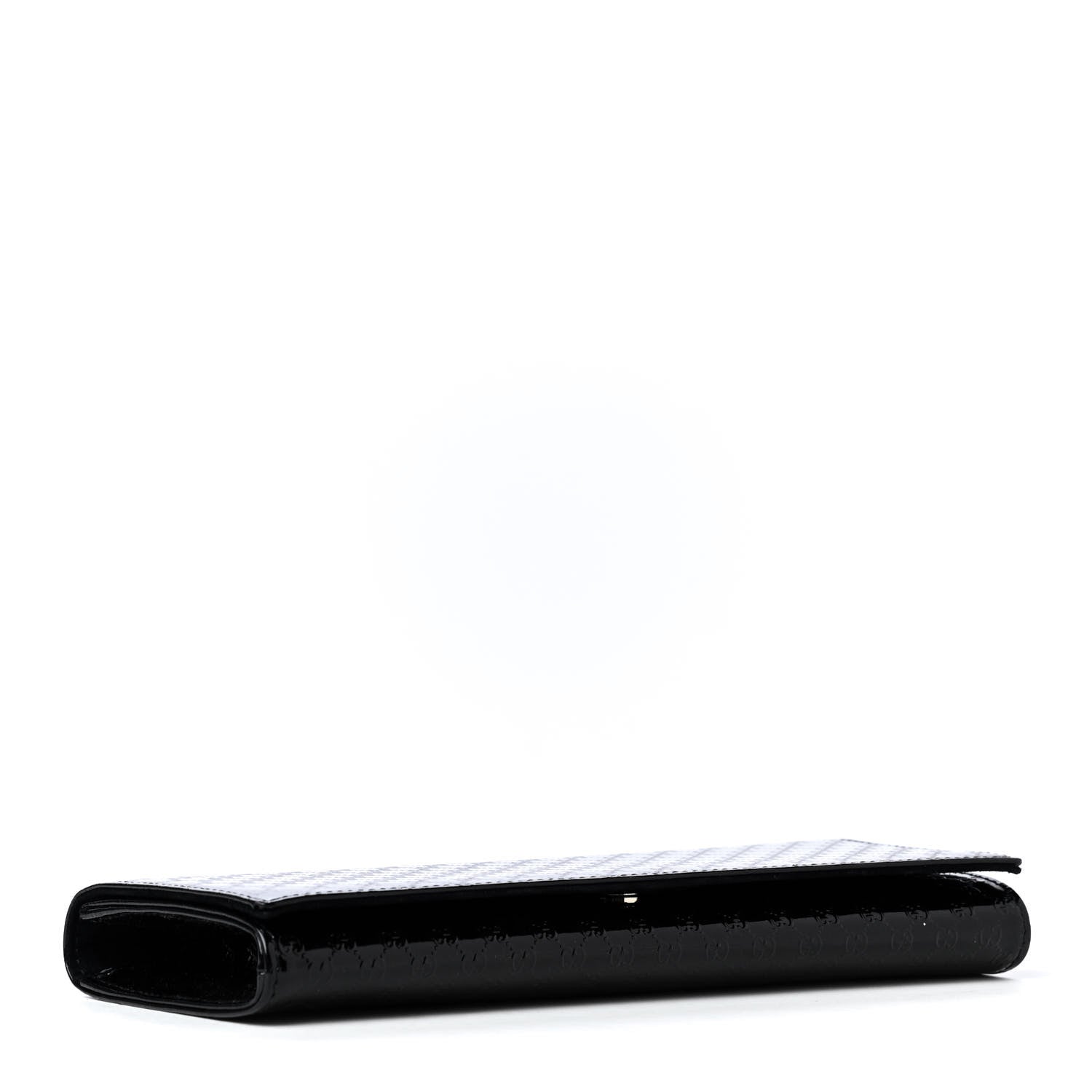 Gucci Patent Microguccissima Small Broadway Clutch Black 3 of 4