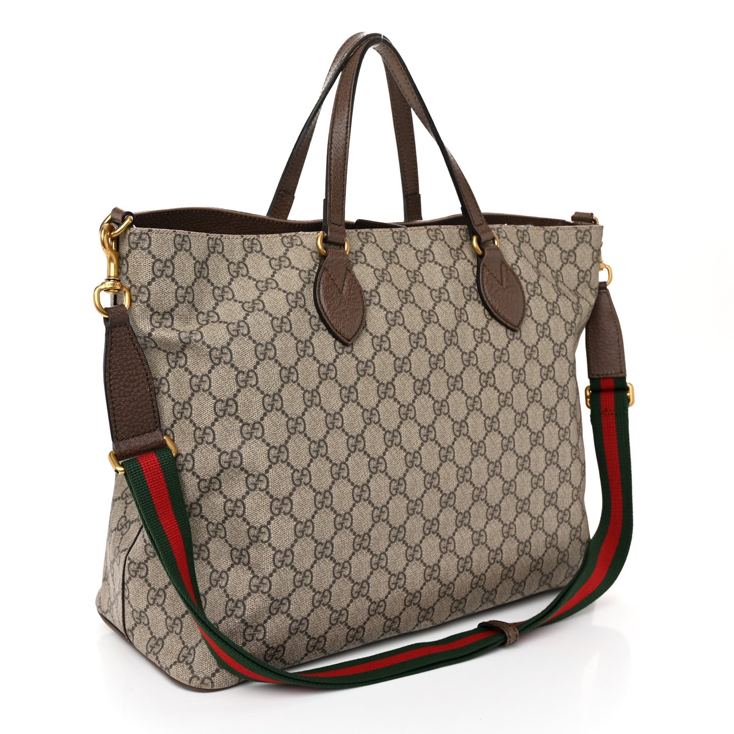 Soft GG Supreme Monogram Courrier Medium Crossbody Tote Beige New Acero