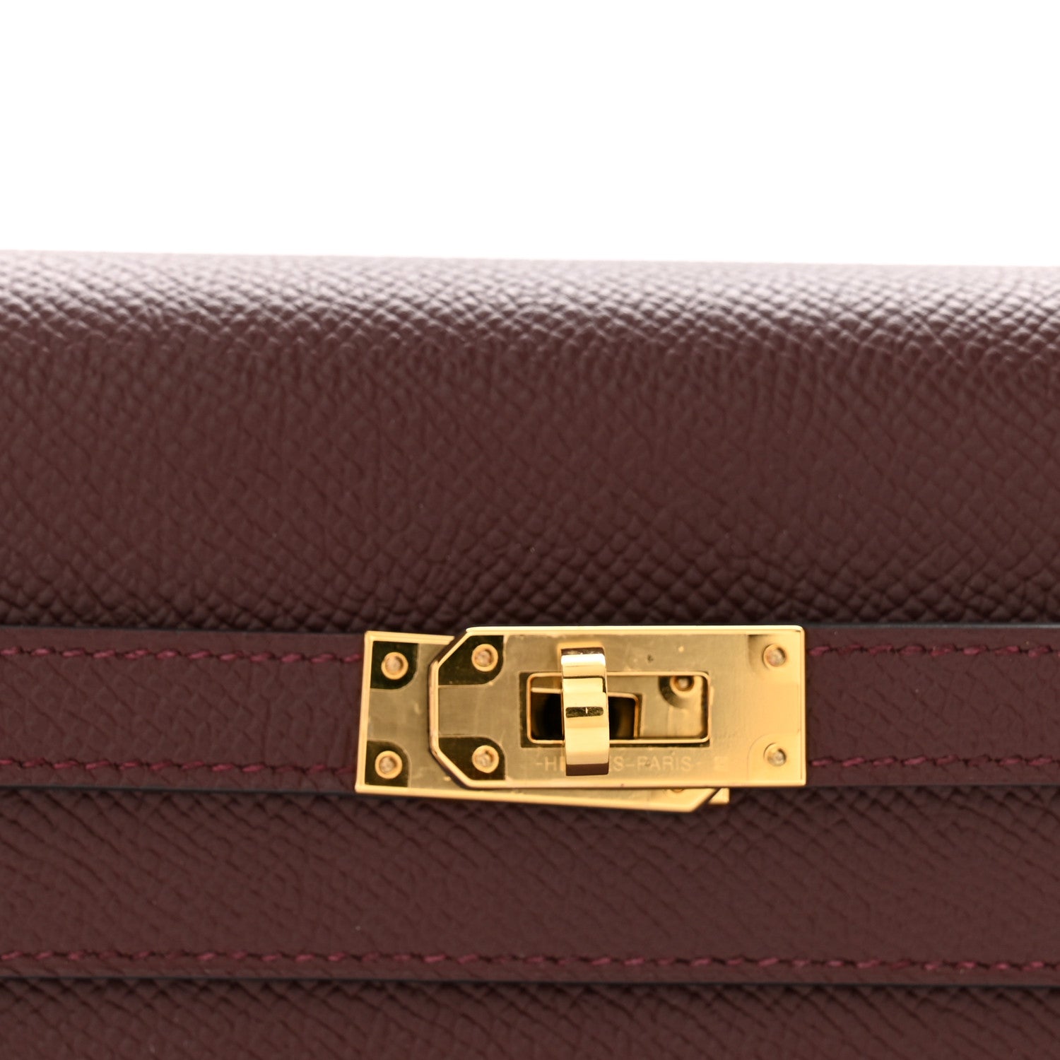 Hermes Epsom Kelly Wallet To Go Bordeaux 8 of 11