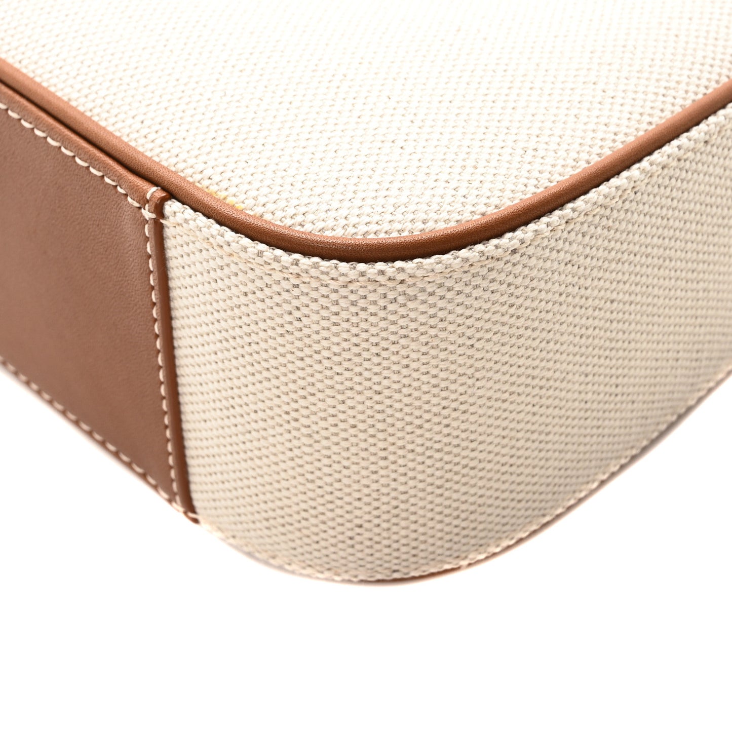 Smooth Calfskin Canvas Le 5 A 7 Hobo Natural Beige Brick