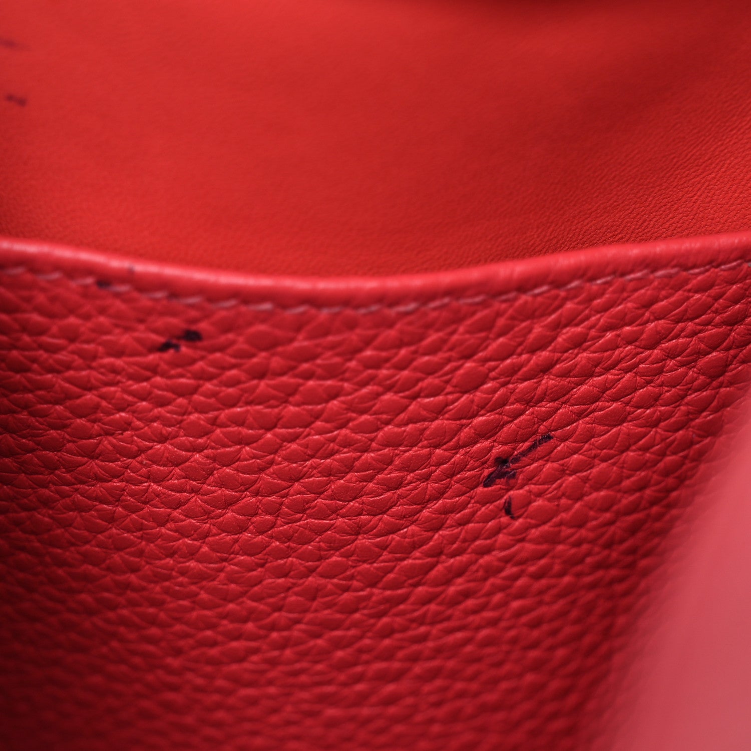 Hermes Taurillon Clemence Verso Lindy 26 Rouge Casaque Bougainvillea 13 of 19