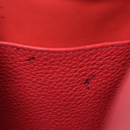 Hermes Taurillon Clemence Verso Lindy 26 Rouge Casaque Bougainvillea 13 of 19