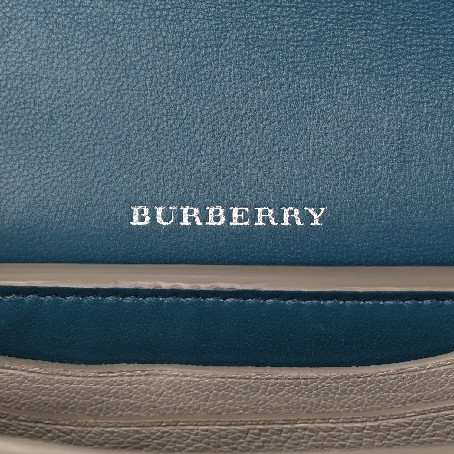 Burberry Goatskin Small D-Ring Bag Stone 6 of 16