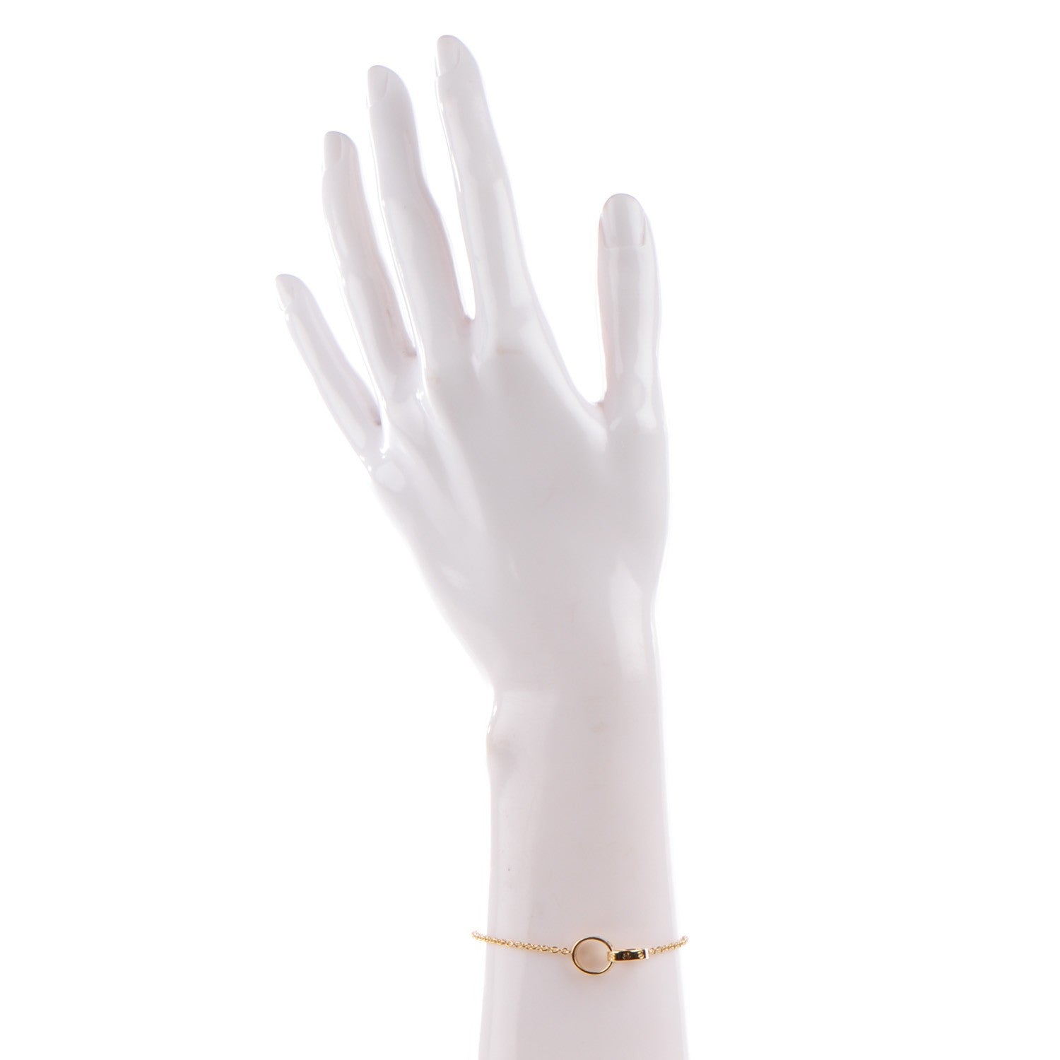 Cartier 18K Yellow Gold Interlocking LOVE Bracelet 2 of 7